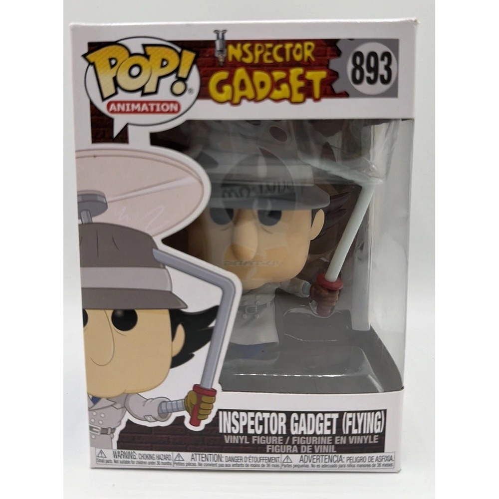 Funko POP! Animation Inspector Gadget flying #893 Figure New in Box Not Mint.